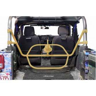 Jeep JK, 2007-2018,  Spare Tire Carrier, 2 Door JK, Internal, Military Beige.  Made in the USA.