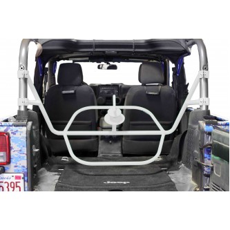 Jeep JK, 2007-2018,  Spare Tire Carrier, 2 Door JK, Internal, Cloud White.  Made in the USA.