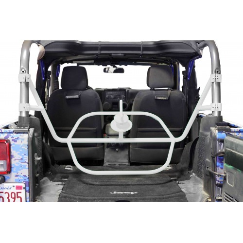 Jeep JK, 2007-2018,  Spare Tire Carrier, 2 Door JK, Internal, Cloud White.  Made in the USA.