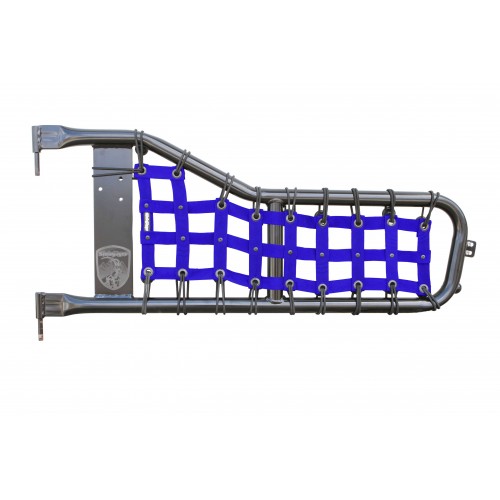 Jeep Wrangler YJ 1987-1996, Tube Door Cargo Net Cover Kit, Blue. Made in the USA