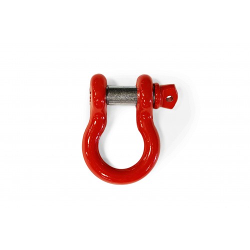 D-ring, shackle, 3/4 inch, complete with screw in pin, Red Baron Powdercoated in the USA, to fit the Jeep Gladiator JT.