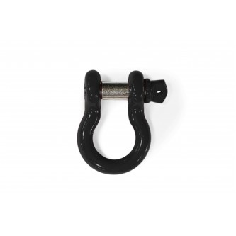 D-ring, shackle, 3/4 inch, complete with screw in pin, Black Powdercoated in the USA, to fit the Jeep Gladiator JT.