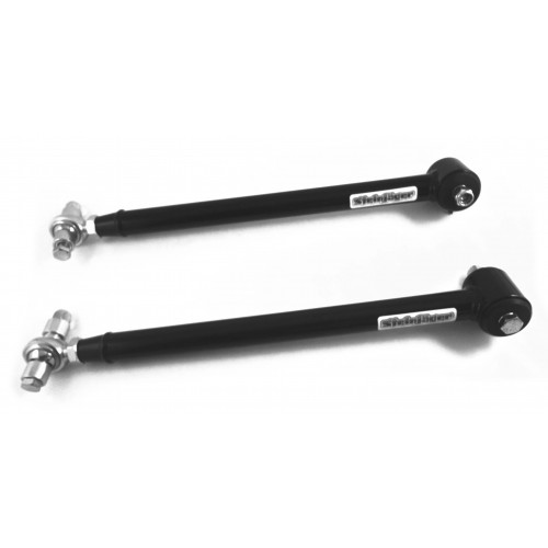 Chevrolet Camaro 1982-2002, Rear Lower Control Arms, Poly/Sphcl, Single Adjustable, F Body. Black Powdercoated. Made in the USA.