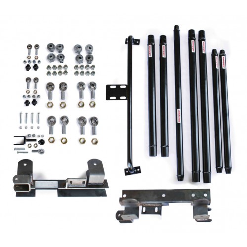 Steinjager: J0030795 Steinjager Chrome Moly Long Arm Travel Kit Jeep Wrangler TJ 1997-2006 Manual Up To 4