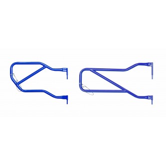 Steinjager: J0040932 Steinjager Southwest Blue Front And Rear Tube Doors Jeep Wrangler JK 2007-2015