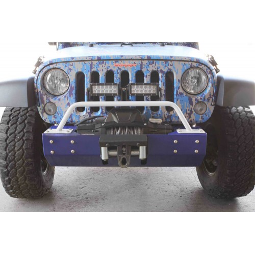 Cloud White Short Bumper Light Bar For Jeep Wrangler JK 2007-2018 Steinjager J0046853