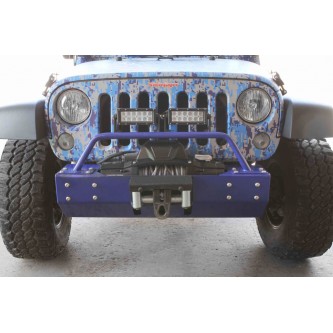 Southwest Blue Short Bumper Light Bar For Jeep Wrangler JK 2007-2018 Steinjager J0045691