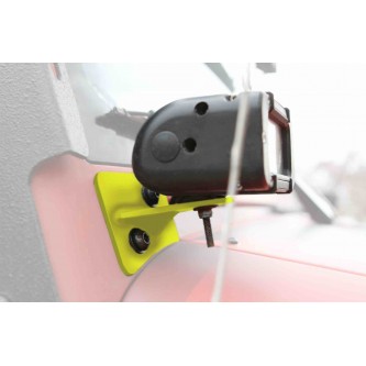 Lemon Peel Lower Windshield Mount With LED Light Jeep Wrangler JK 2007-2018 Steinjager J0041577