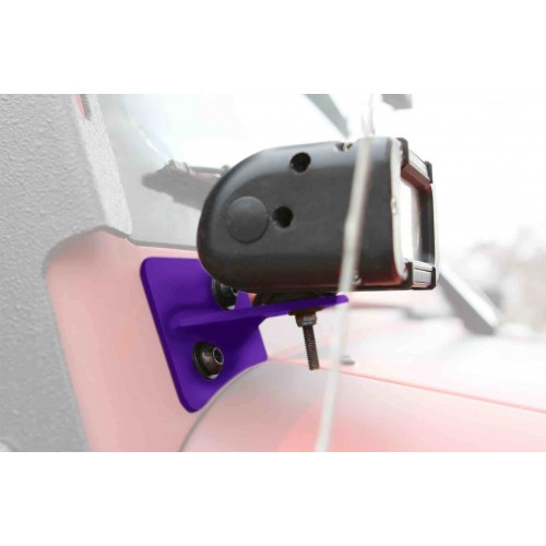 Sinbad Purple Lower Windshield Mount With LED Light Jeep Wrangler JK 2007-2018 Steinjager J0043990