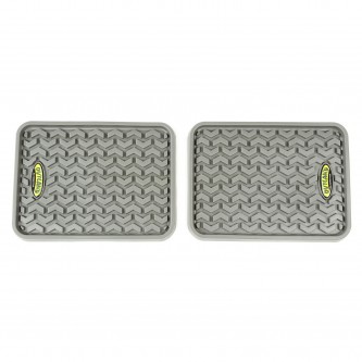 398495001 Outland Gray Universal Rear Floor Liner Pair Fullsize Truck & SUV's