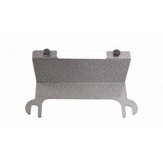 Steinjager Jeep Accessories and Suspension Parts: Gray Hammertone License Plate Relocation Bracket f