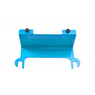 Steinjager Jeep Accessories and Suspension Parts: Playboy Blue License Plate Relocation Bracket for 