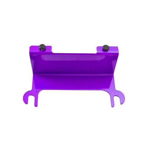 Steinjager Jeep Accessories and Suspension Parts: Sinbad Purple License Plate Relocation Bracket for