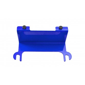 Steinjager Jeep Accessories and Suspension Parts: Southwest Blue License Plate Relocation Bracket fo