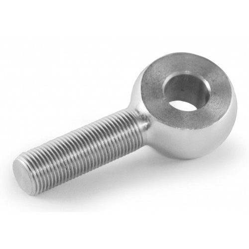 CRE-8, Eye Rod Ends, Male, 1/2-20 RH, 0.500 Bore Chrome Plated 1018 Steel  
