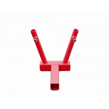 Hitch Mounted Dual Flag Holder Kit, Red Baron. Made in the USA.
