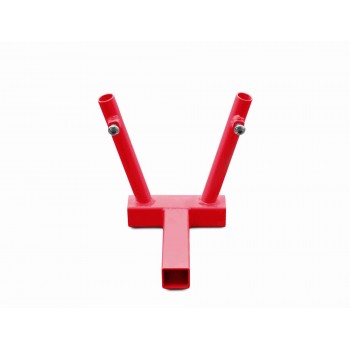 Hitch Mounted Dual Flag Holder Kit, Red Baron. Made in the USA.