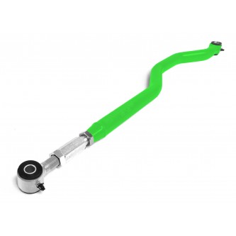 Premium Front Track Bar to fit the Jeep Grand Cherokee WJ. Double Adjustable, Poly/Poly, 4130 Chrome Moly. Fits 4 to 6 inch lifts. Neon Green. Made in the USA. 