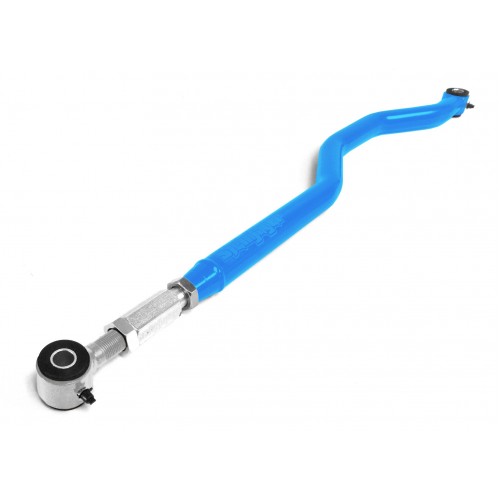 Premium Front Track Bar to fit the Jeep Grand Cherokee WJ. Double Adjustable, Poly/Poly, 4130 Chrome Moly. Fits 4 to 6 inch lifts. Playboy Blue. Made in the USA. 