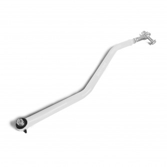 Track Bar to fit the Jeep Cherokee XJ, 1984-2001. Double Adjustable. DOM. Fits 3-6 inch lifts.  Cloud White.  Made in the USA.