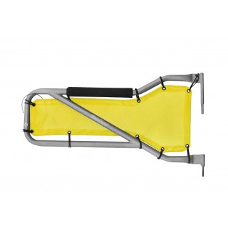 Lemon Yellow Mesh Front Tube Door Cover Kit Jeep Wrangler 2007-2018 Steinjager J0041372