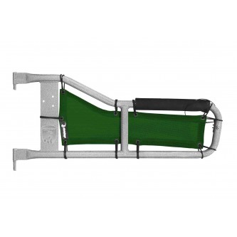 Jeep Wrangler YJ 1987-1995, Tube Door Cover Kit, Dark Green. Made in the USA.