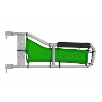 Jeep Wrangler YJ 1987-1995, Tube Door Cover Kit,  Green. Made in the USA.