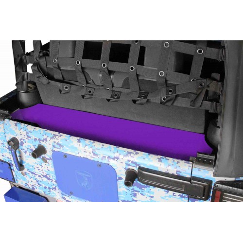 Rear Storage Box to fit Jeep 2 door JK 2007-2018. Sinbad Purple Powder Coated. Made in the USA.