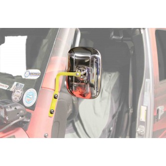 Lemon Peel A-Pillar Mounted Mirror Kit For Jeep Wrangler JK 2007-2018 Steinjager J0044991
