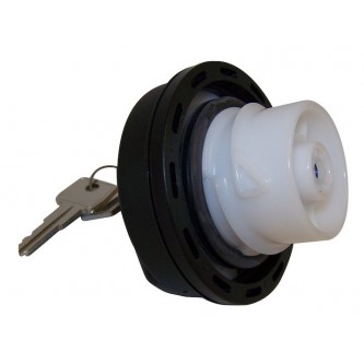 Locking Gas Cap  Black for Jeep Wrangler TJ JK 5015636AA Crown