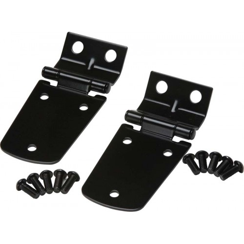 Hood Hinge Pair Black Stainless for Jeep Wrangler TJ 1997-2006 50476 Kentrol