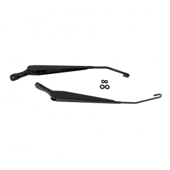 Jeep Wrangler JK Windshield Wiper Arms Pair Black Stainless 2007-2018 50591