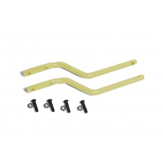 Military Beige Tube Door Mirror Arms For Jeep Wrangler TJ 1997-2006 Steinjager J0046220