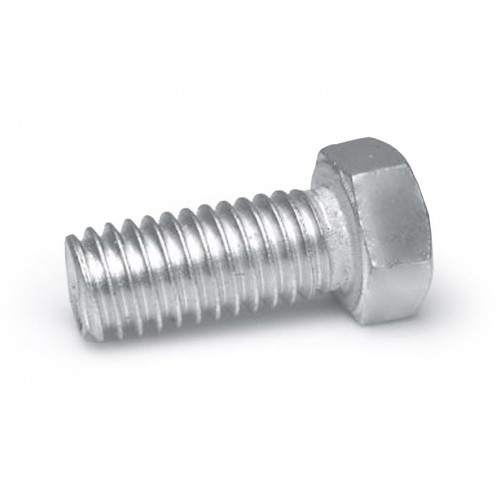 Hex Head Cap Screw, M8 x 1.25 x 40mm, Zinc Yellow, Grade 8.8, Fasteners, Cap Screws, Hex Head, M8 x 1.25 RH, 40 mm Length Class 8.8  