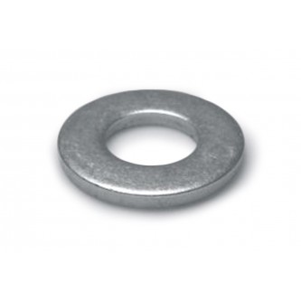 Washer, 0.945 x 0.433 x 0.188, Steel, Zinc Clear, Fasteners, Washers, 10mm nominal size, 0.433 Bore 0.118 Thick 0.945 Diameter Zinc Clear