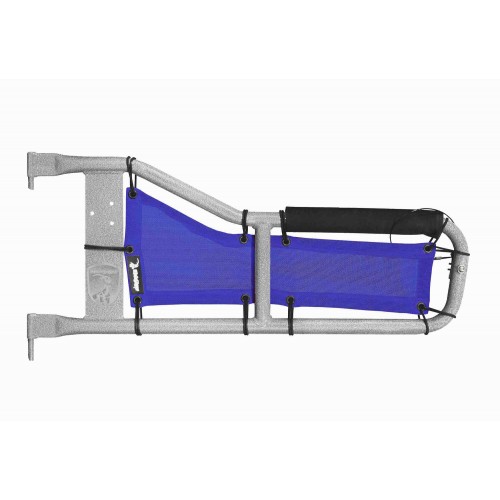Jeep Wrangler YJ 1987-1995, Tube Door Cover Kit, Royal Blue. Made in the USA.