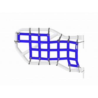 Jeep JK 2007-2018, Tube Door Cargo Net Cover Kit Rear Doors Only, Blue. Made in the USA.