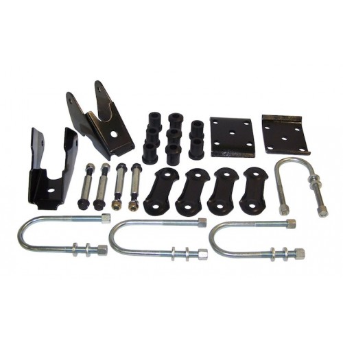 22. Crown 52006421K Rough Trail Rear Spring Mounting Kit- Jeep Wrangler YJ 1987-1995 With Dana 35