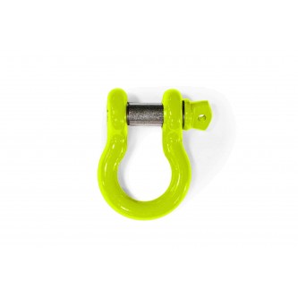 D-ring, shackle, 3/4 inch, complete with screw in pin, Gecko Green Powdercoated in the USA, to fit the Jeep Gladiator JT.