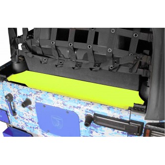 Rear Storage Box to fit Jeep 2 door JK 2007-2018. Gecko Green Powder Coated. Made in the USA.