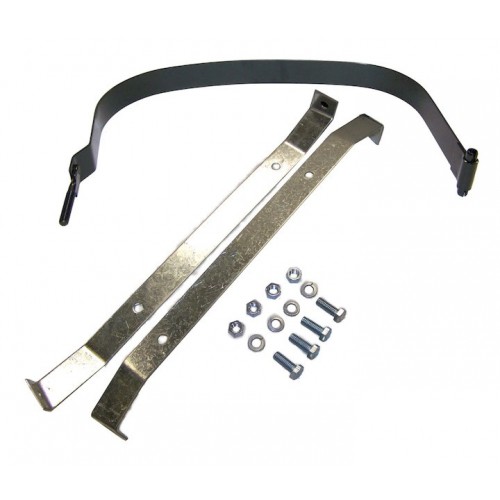 Gas Tank Strap Kit Jeep CJ (1976-1986) w/ 15-Gallon Tank.