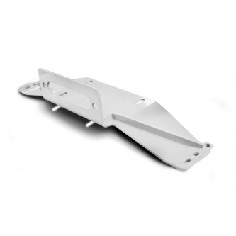 Fits Jeep Wrangler TJ 1997-2006,  Bolt on Winch Plate, Cloud White.  Made in the USA.