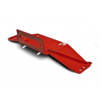 Fits Jeep Wrangler TJ 1997-2006,  Bolt on Winch Plate, Red Baron.  Made in the USA.
