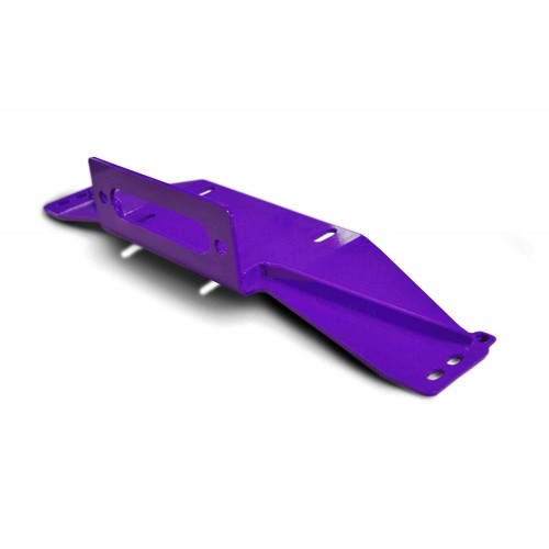 Fits Jeep Wrangler TJ 1997-2006,  Bolt on Winch Plate, Sinbad Purple.  Made in the USA.