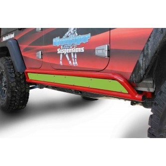 Gecko Green Phantom Rock Slider Insert Kit For Jeep Wrangler JKU 2007-2018 4 Door Steinjager J004654