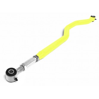 Premium Front Track Bar to fit the Jeep Grand Cherokee WJ. Double Adjustable, Poly/Poly, 4130 Chrome Moly. Fits 4 to 6 inch lifts. Neon Yellow. Made in the USA. 