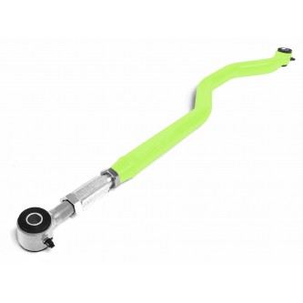 Premium Front Track Bar to fit the Jeep Grand Cherokee WJ. Double Adjustable, Poly/Poly, 4130 Chrome Moly. Fits 4 to 6 inch lifts. Gecko Green. Made in the USA. 