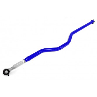 Jeep JK 2007-2018, Right Hand Drive Only, Premium Panhard Bar, Double Adjustable (Rear).  Fits stock to 6 inch lifts.  Poly/Poly.  Southwest Blue.  Made in the USA.