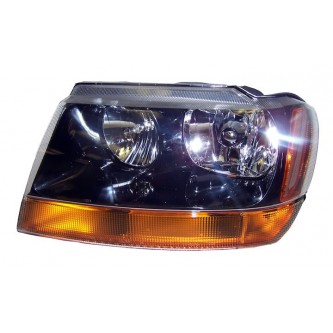 Headlight Assembly Left Side Jeep Grand Cherokee WJ 1999-2004 55155129AB Crown