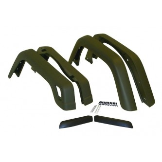 55254918K6 Replacement Fender Flare Flares Kit with hardware for Jeep Wrangler TJ 1997-2006